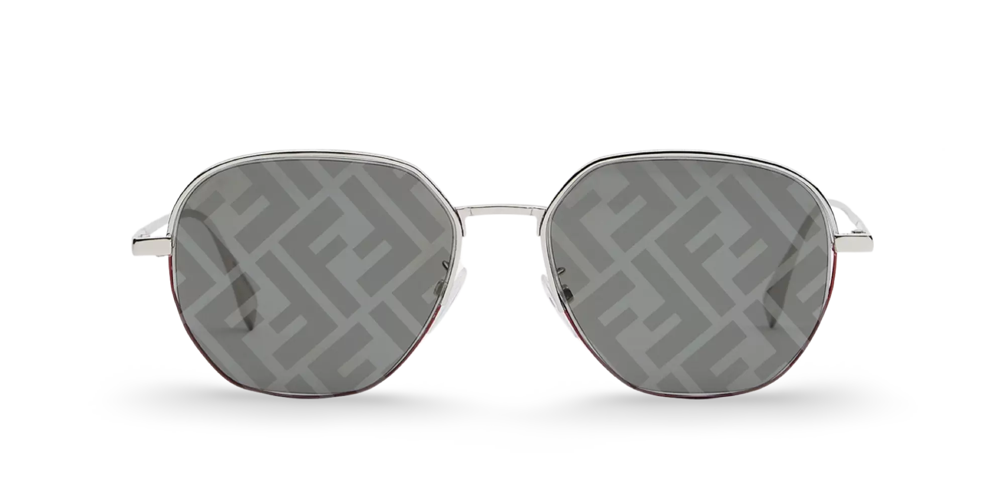 Fendi Geometric Style Grey Lens. Fendi Facets geometric pattern sunglasses - Women|FF0264S1EDEQ main image 2