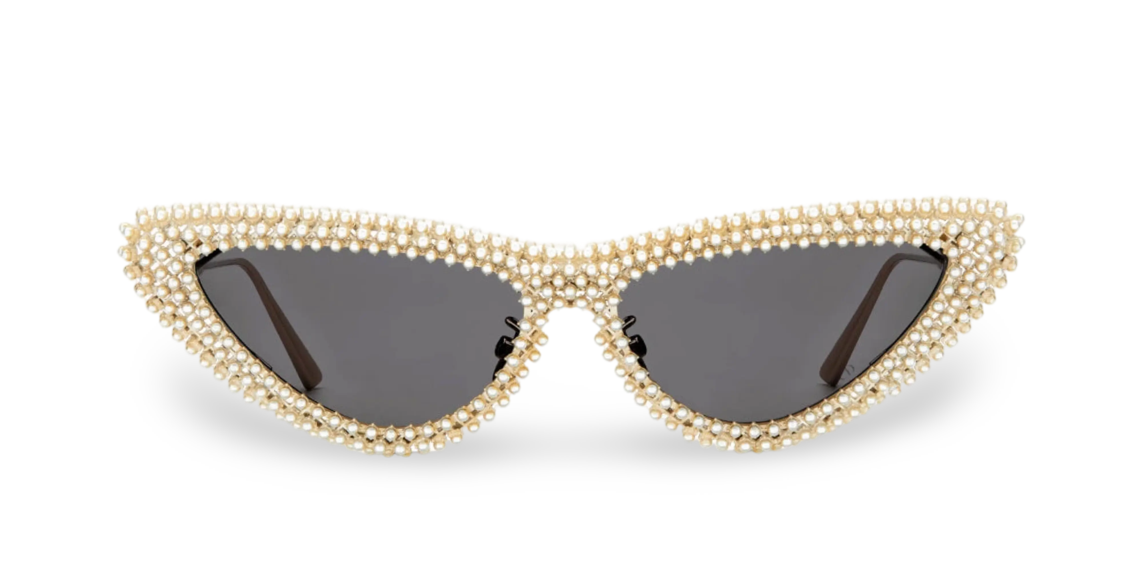 Dior MissDior B1U B6A0 55 – Women's White Pearl Cat-Eye Sunglasses