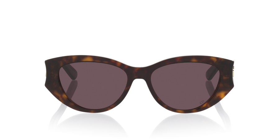 Havana Butterfly Sunglasses with Brown Lenses