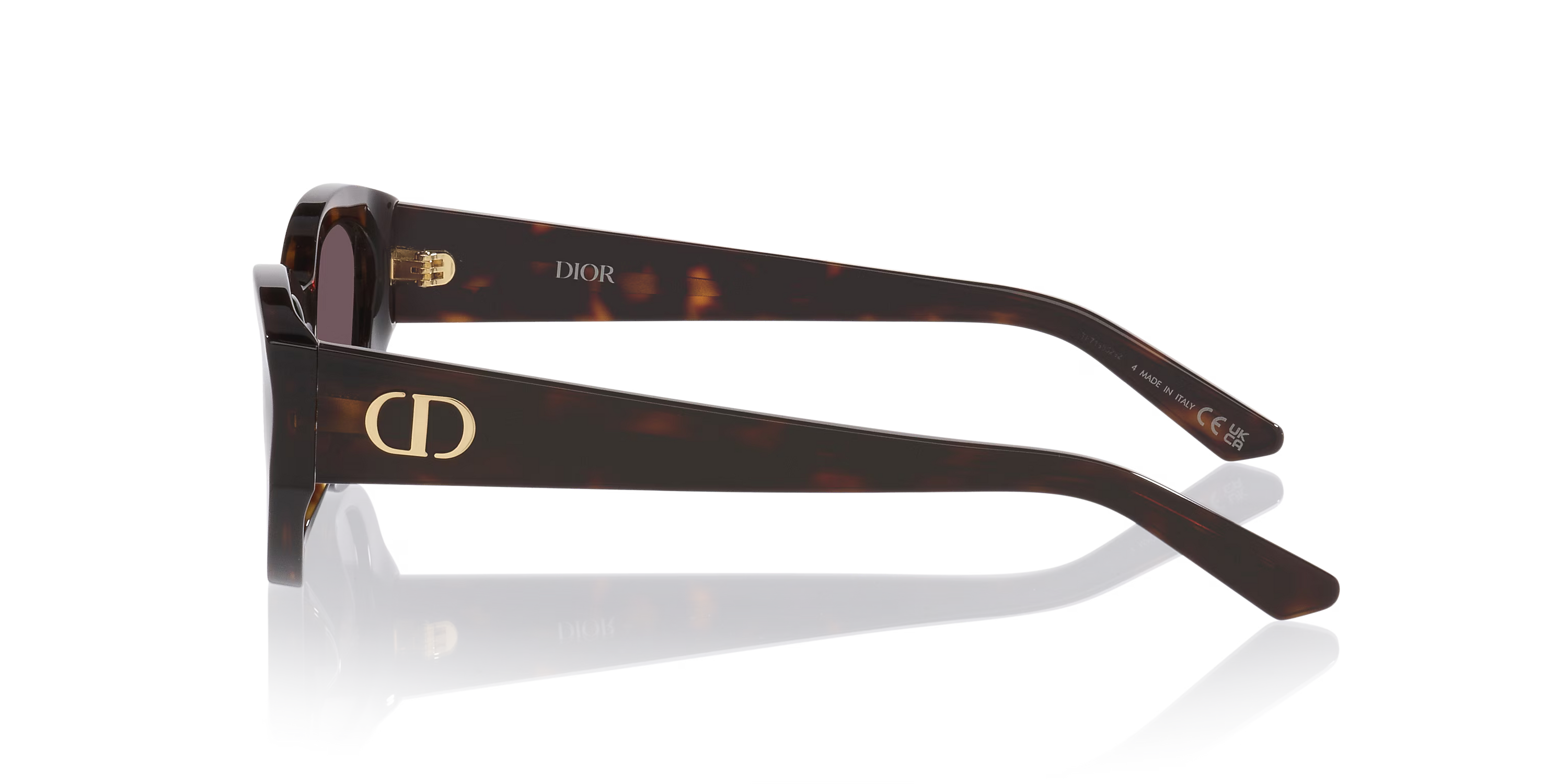 Havana Butterfly Sunglasses with Brown Lenses
