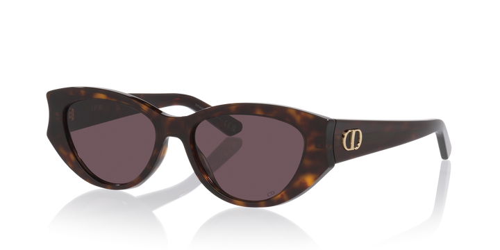 Havana Butterfly Sunglasses with Brown Lenses