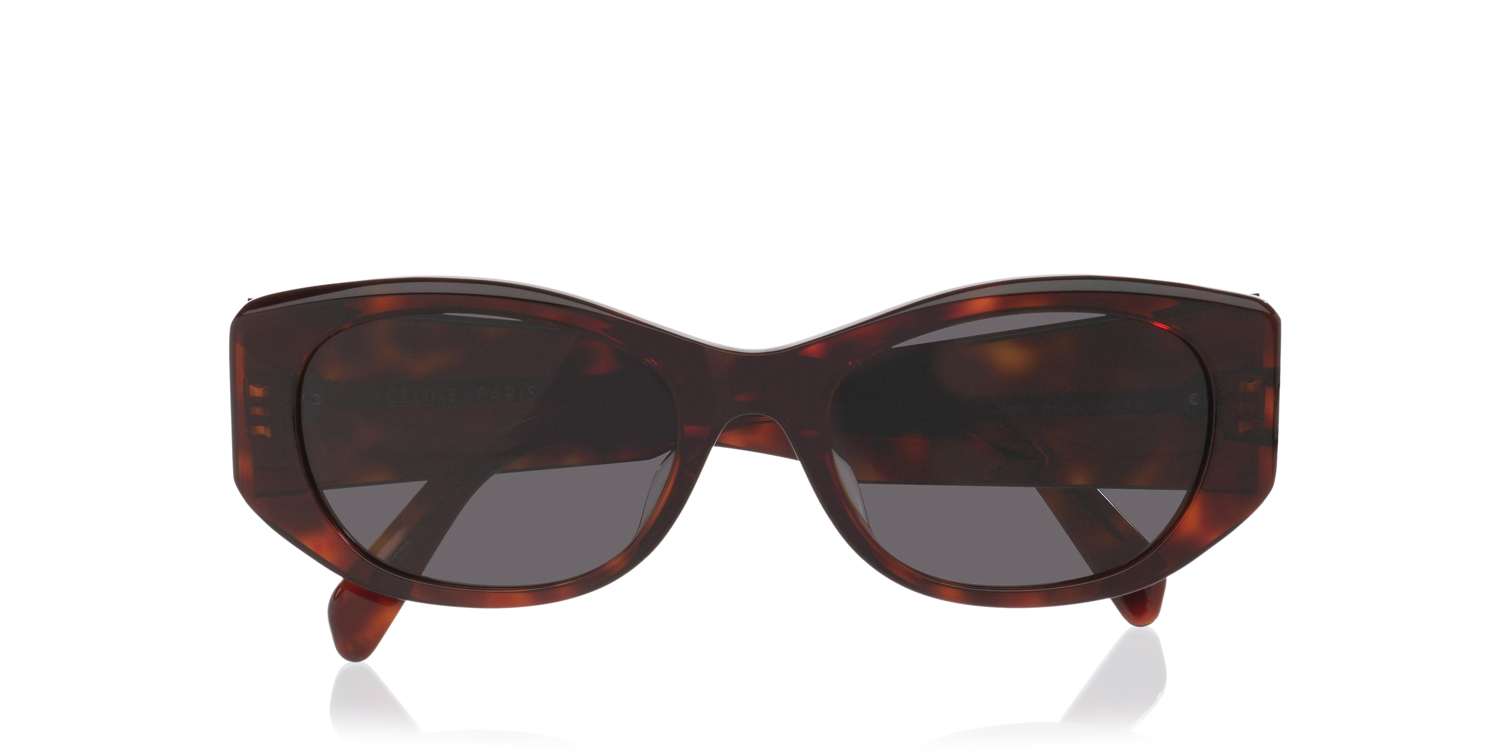 Havana Butterfly Sunglasses with Grey Lenses