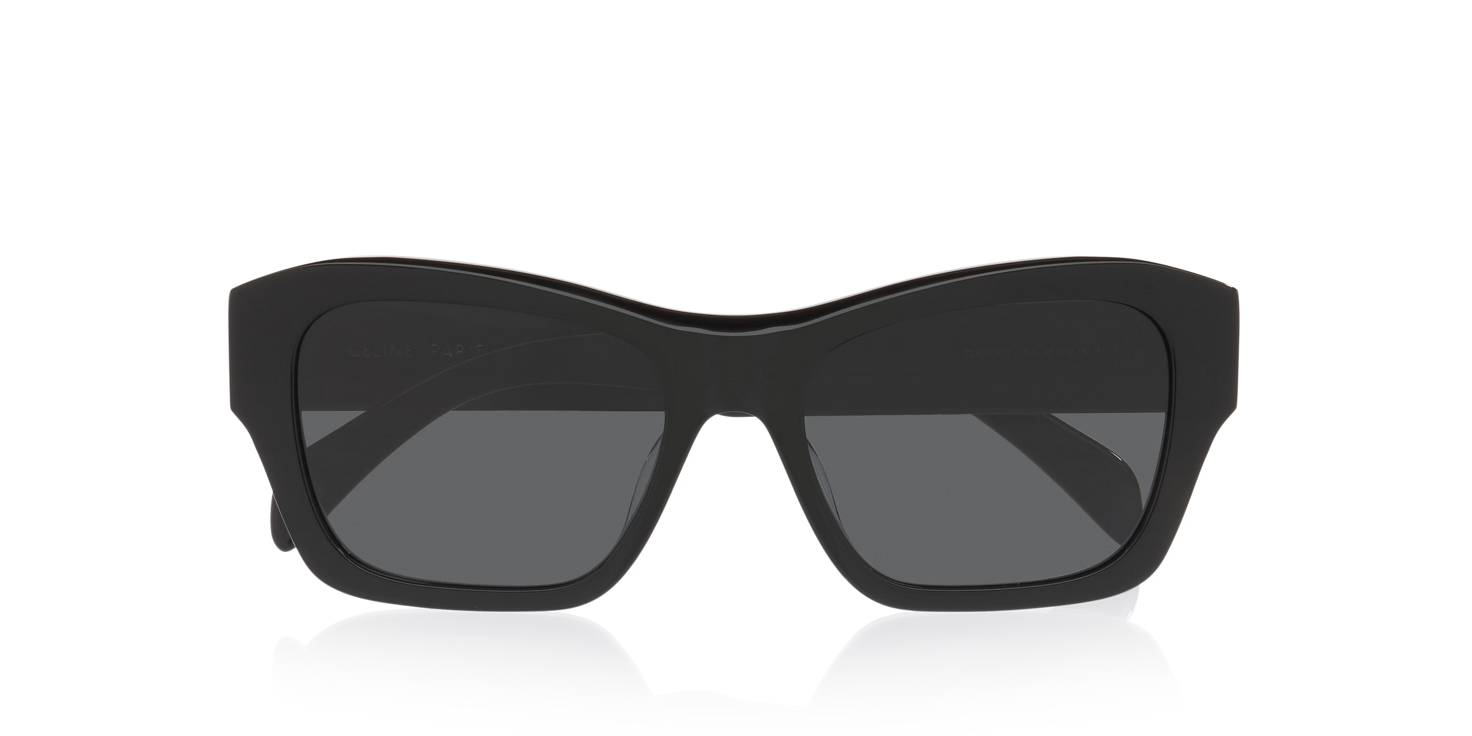 Black Butterfly Sunglasses with Grey Lenses