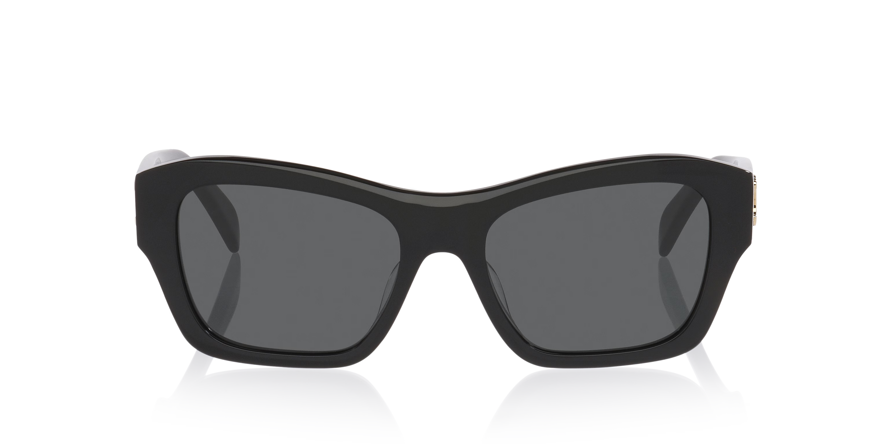 Black Butterfly Sunglasses with Grey Lenses