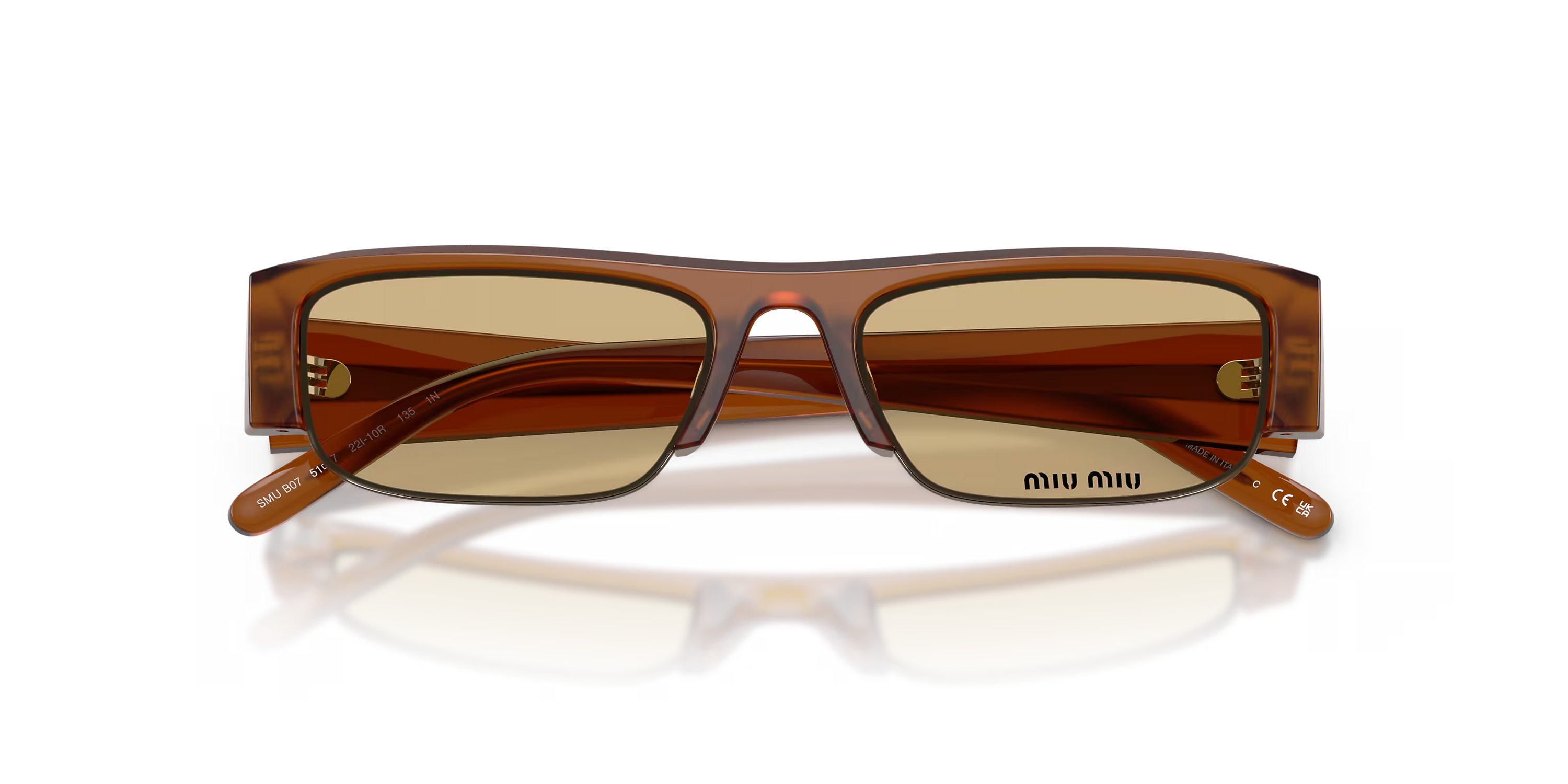 Miu Miu Sunglasses MU B07S 22I10R 51