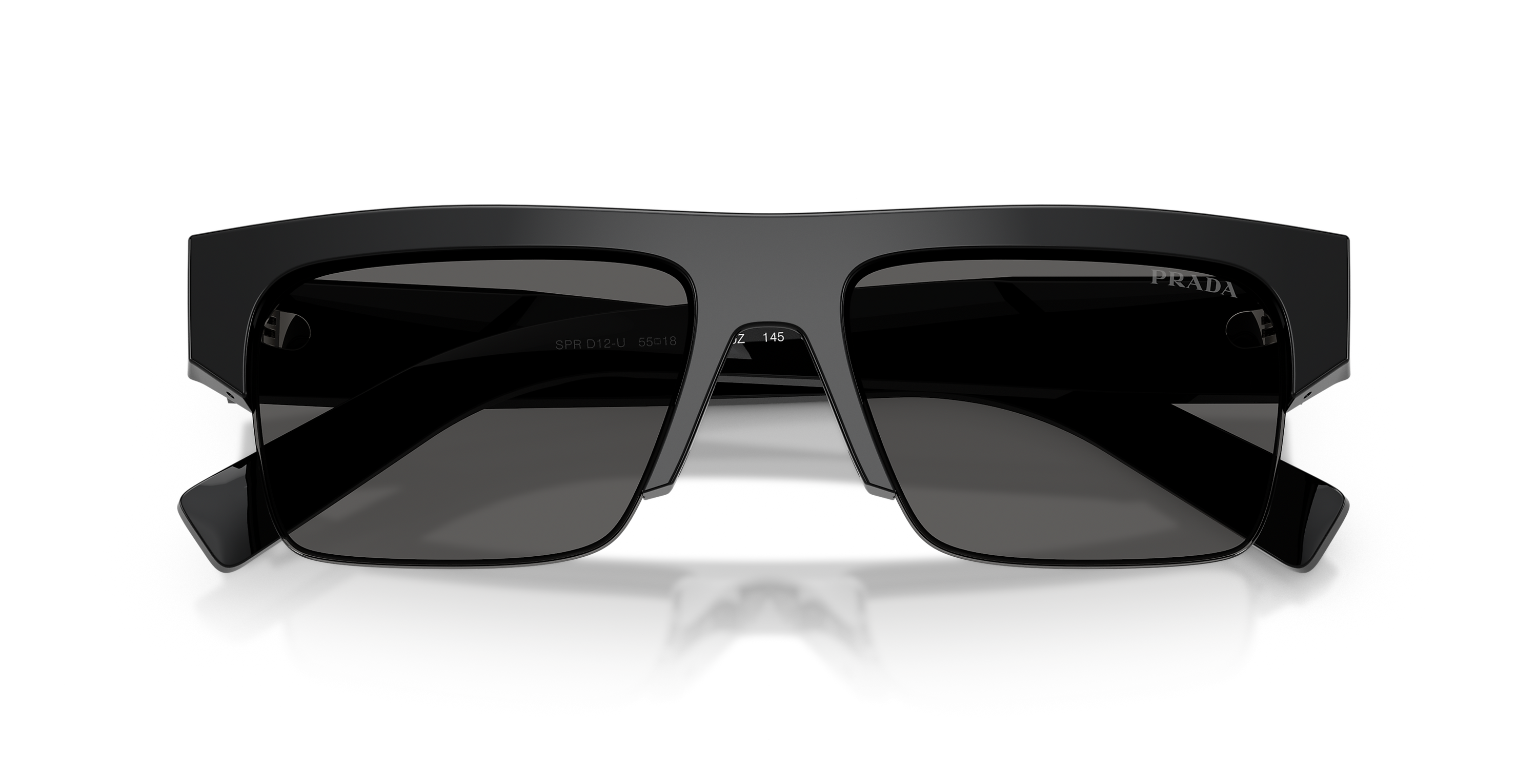 Prada Sunglasses PR D12SU 16K20Z 55