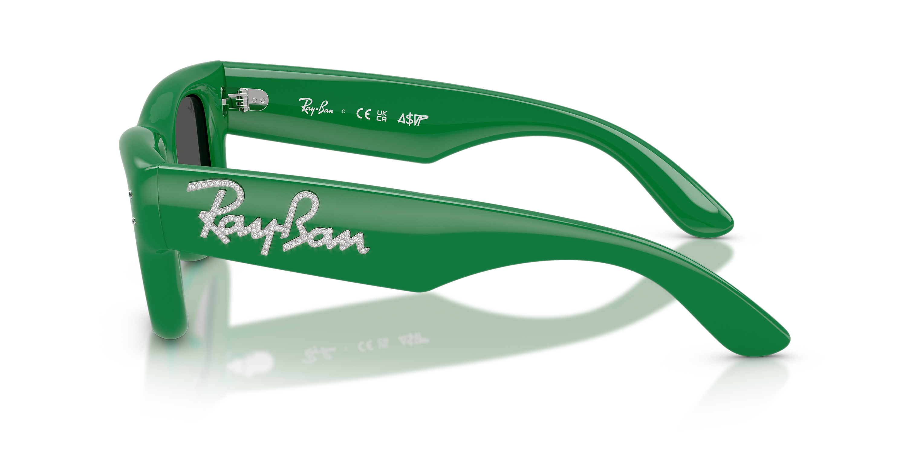 Occhiali Da Sole Ray-Ban RB4940B Wayfarer Puffer Crystal Edition 685987 47