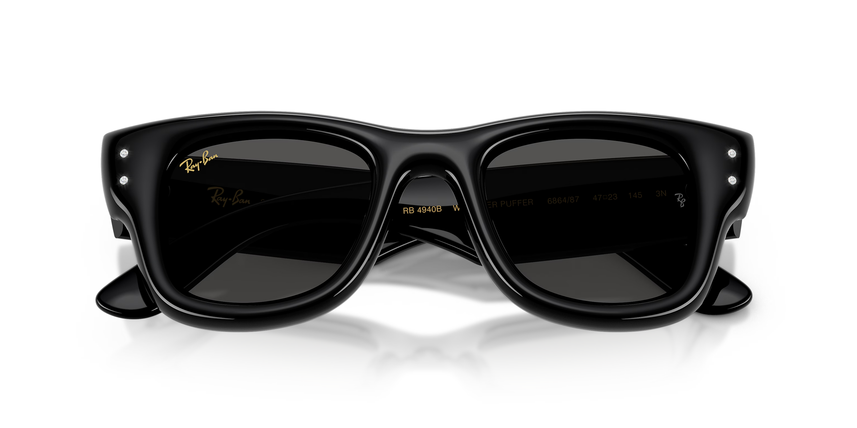 Occhiali Da Sole Ray-Ban RB4940B Wayfarer Puffer Crystal Edition 686487 47