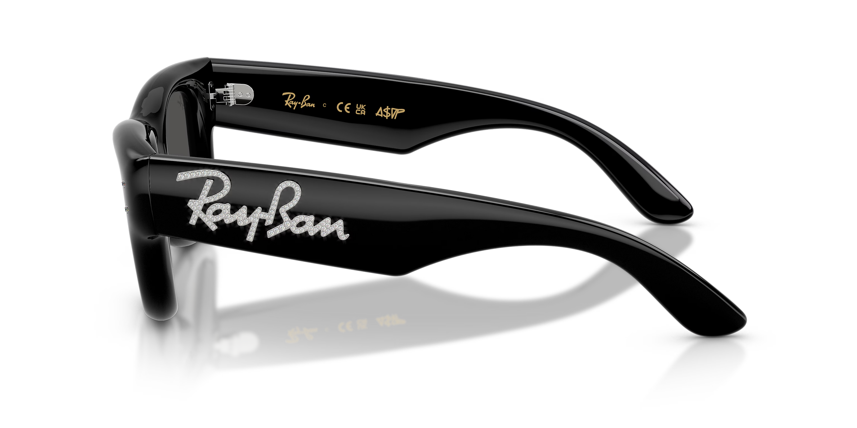 Occhiali Da Sole Ray-Ban RB4940B Wayfarer Puffer Crystal Edition 686487 47