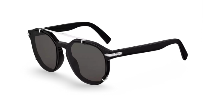 Schwarze Pantos-Sonnenbrille