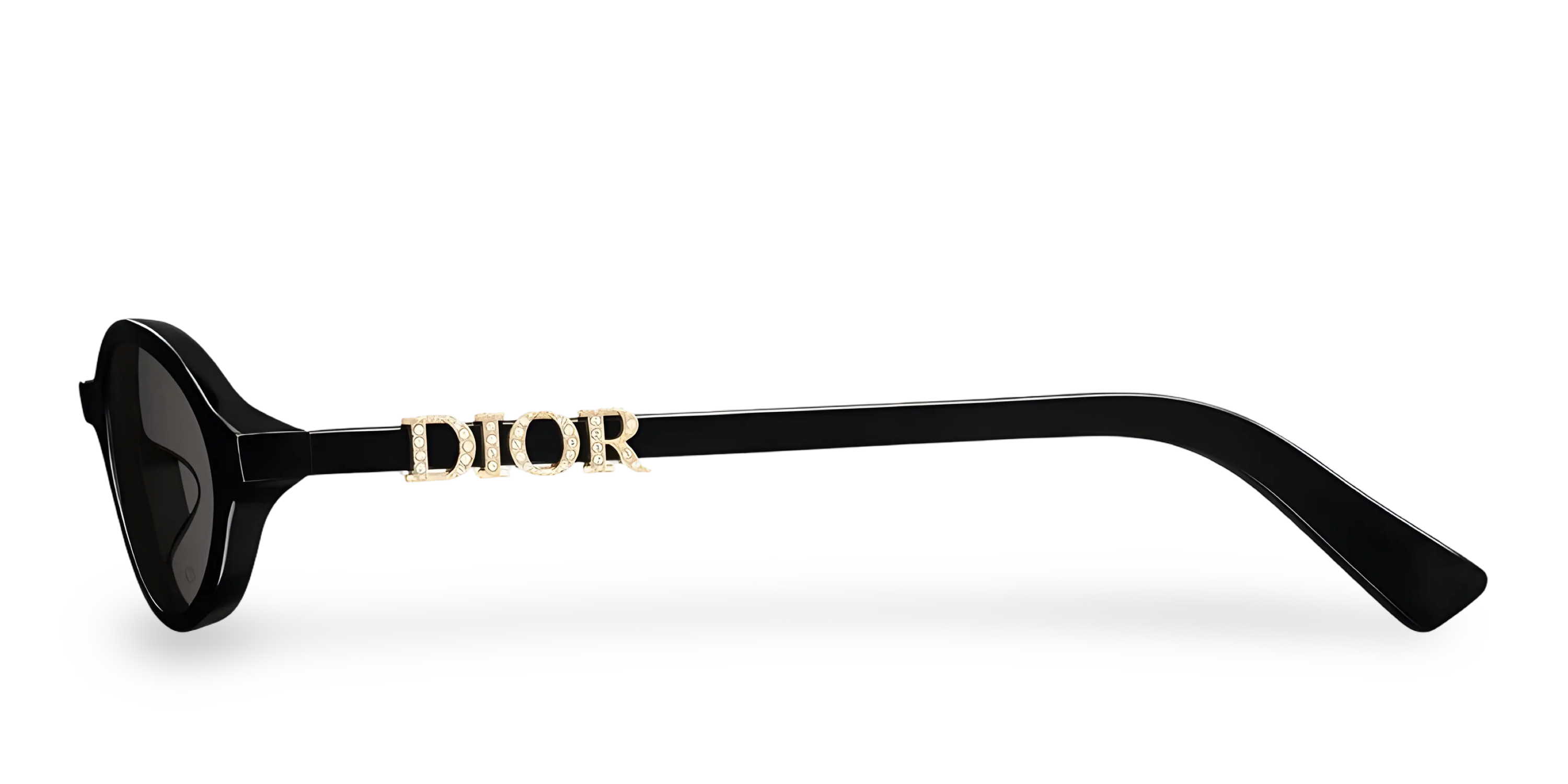 Occhiali Da Sole Ovali Neri