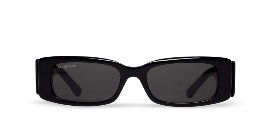 Balenciaga MAX RECTANGLE Sunglasses BB0260S 001 56