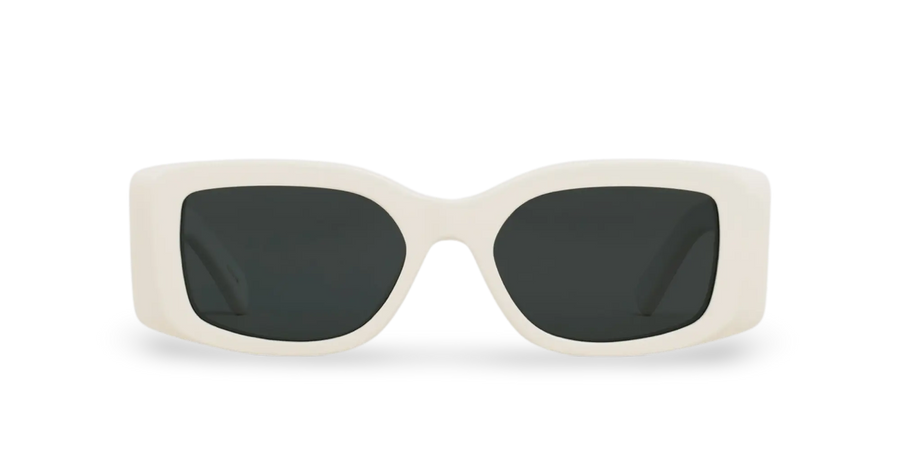 White Rectangular Sunglasses