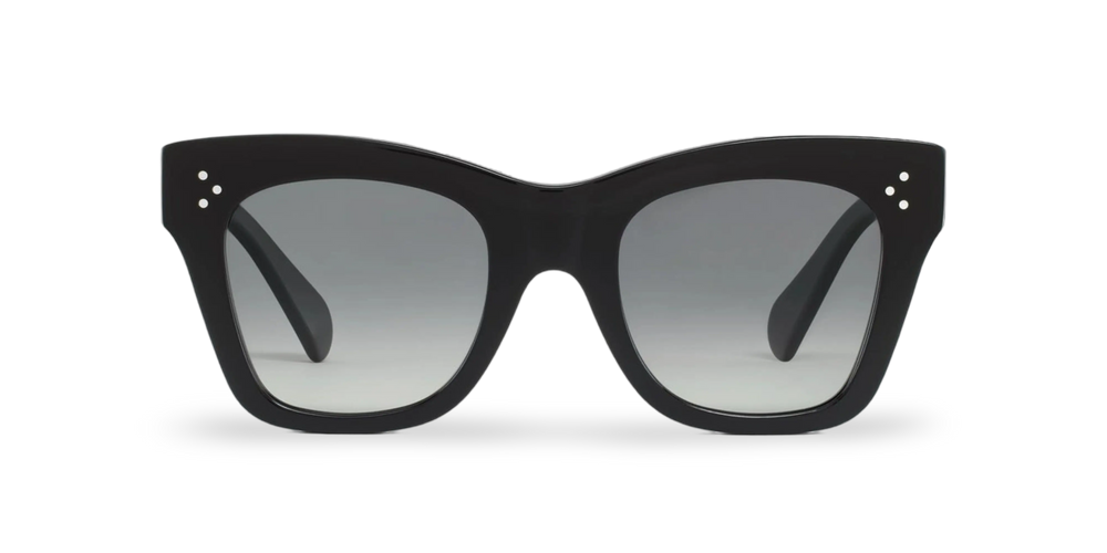 Schwarze Schmetterlings-Sonnenbrille