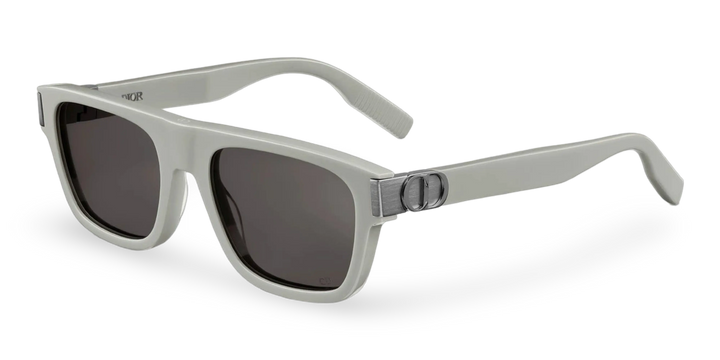 Beige rechteckige Sonnenbrille