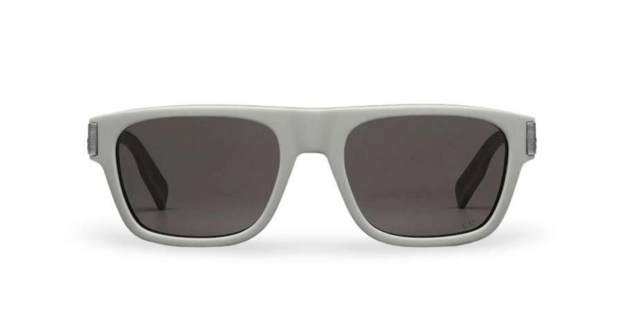 Beige rechteckige Sonnenbrille