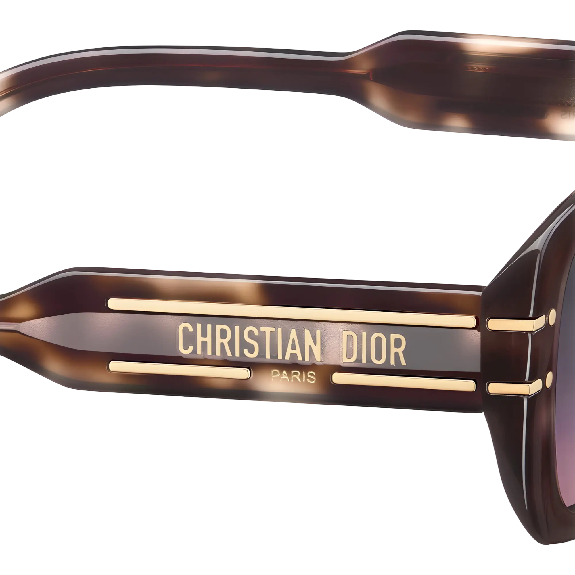 Occhiali Da Sole Rettangolari Havana Grigio