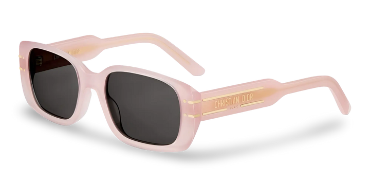 Rosa rechteckige Sonnenbrille