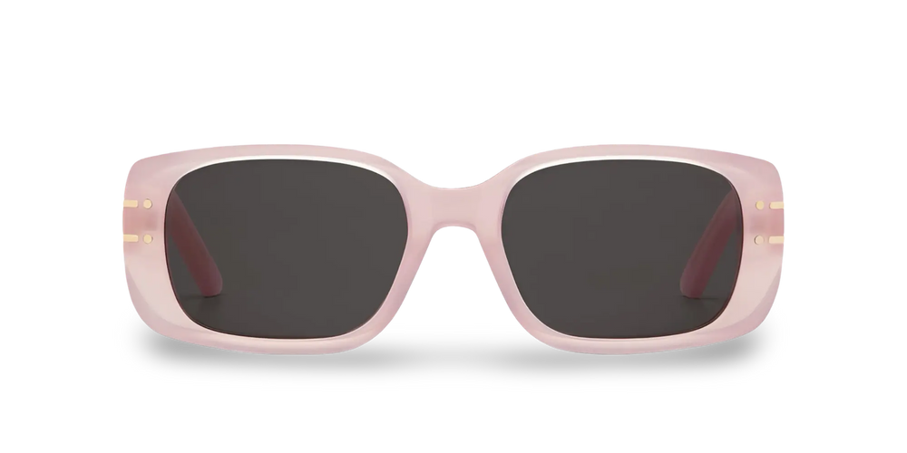 Rosa rechteckige Sonnenbrille