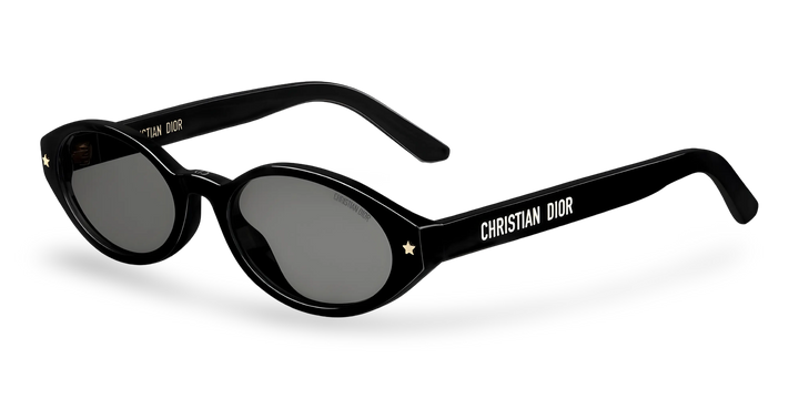 Black Oval Sunglasses