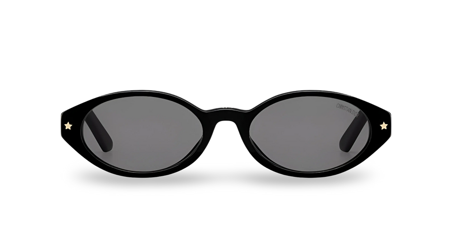 Black Oval Sunglasses