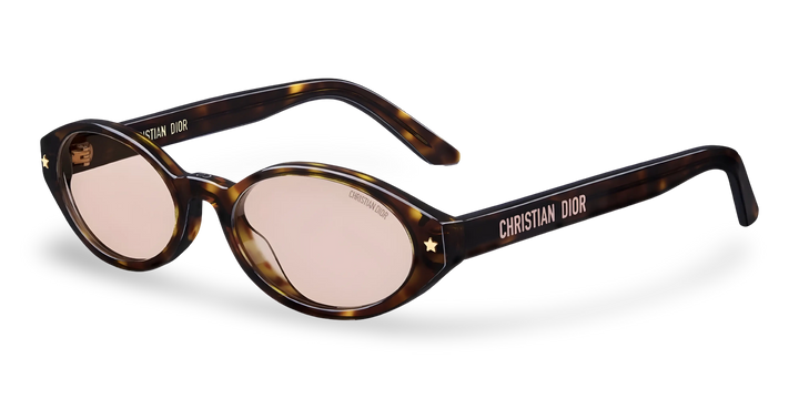 Brown Oval Tortoiseshell Sunglasses