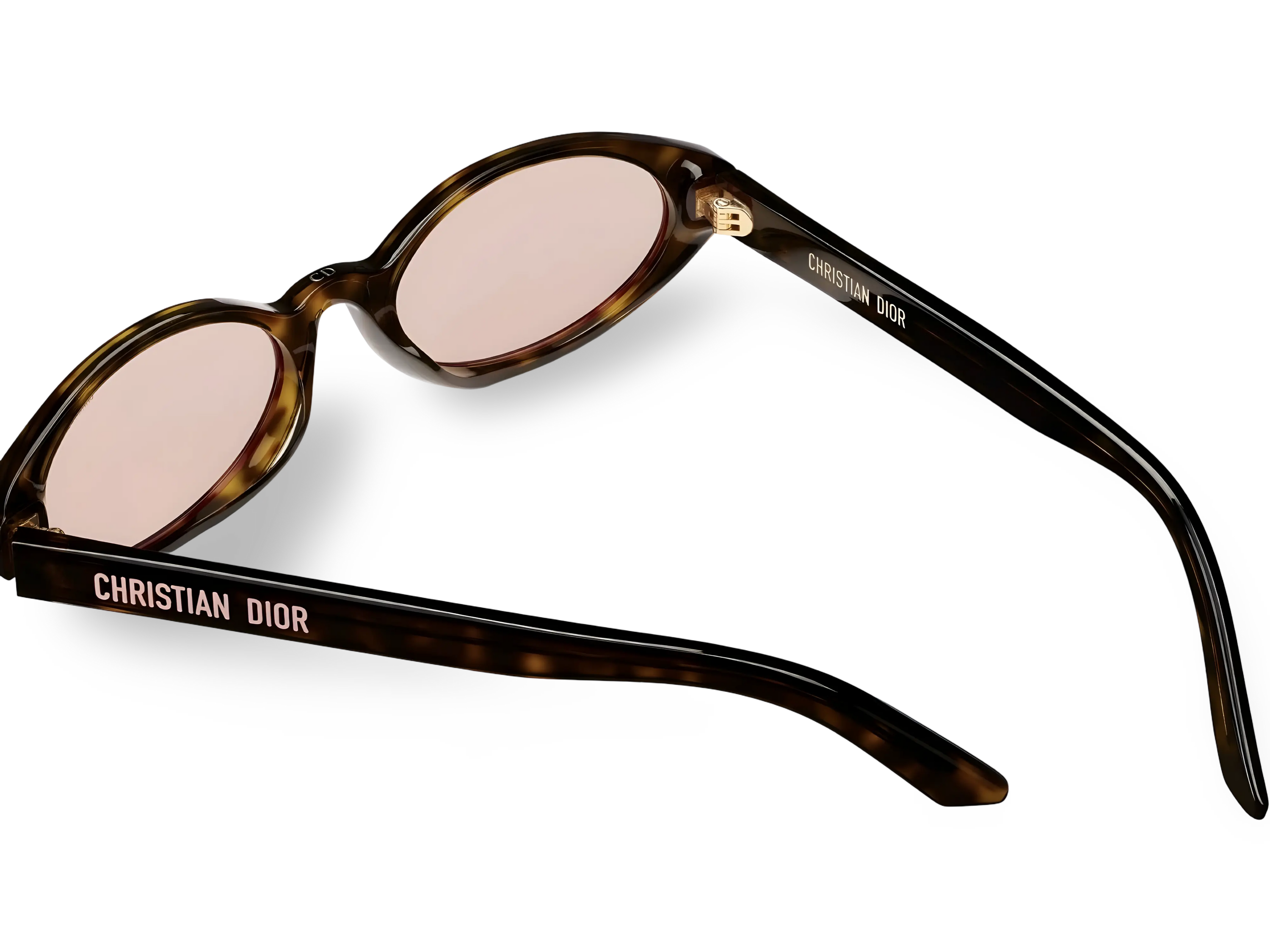 Occhiali Da Sole Ovali Marroni Effetto Tartatugato