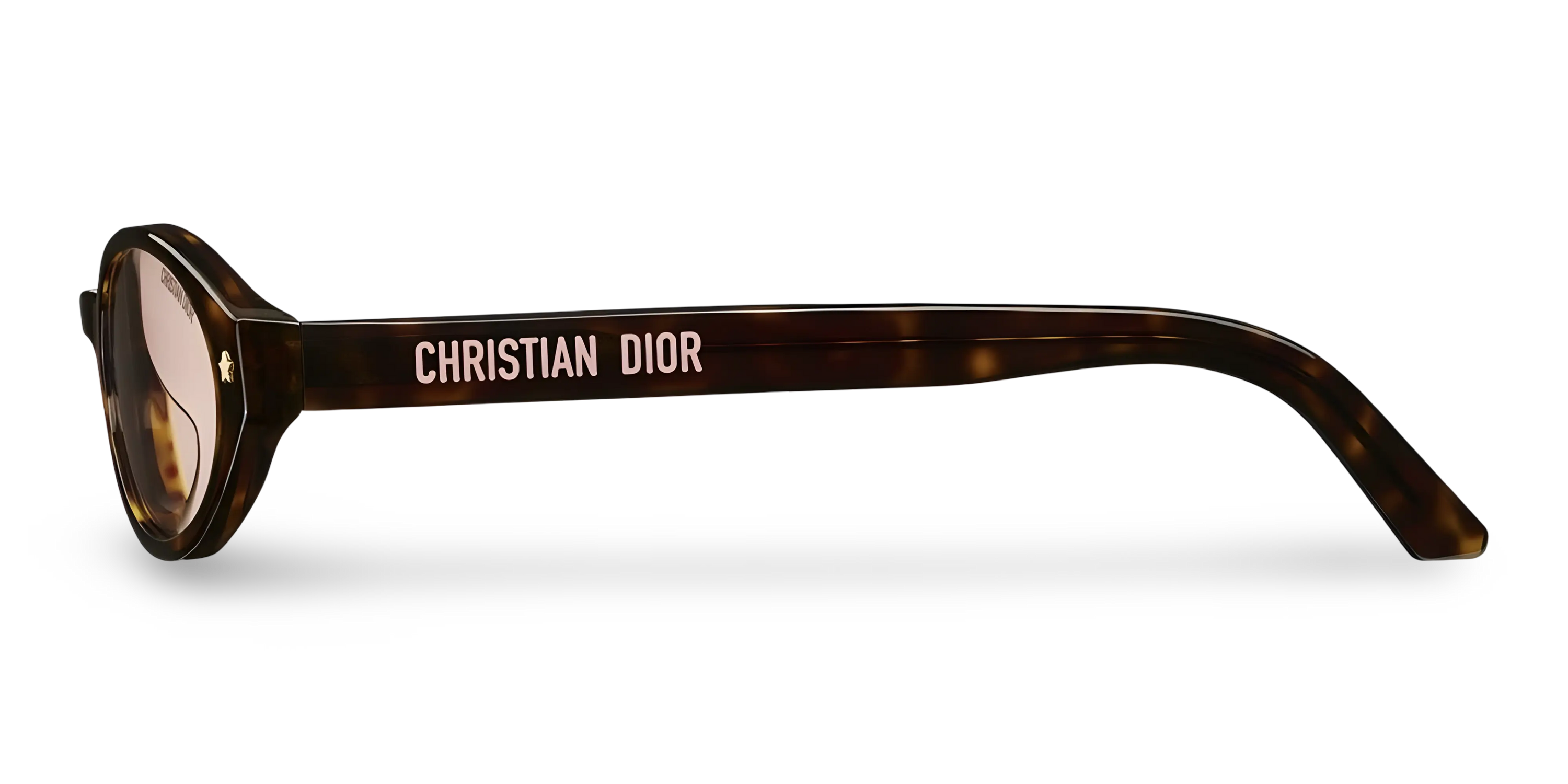 Occhiali Da Sole Ovali Marroni Effetto Tartatugato