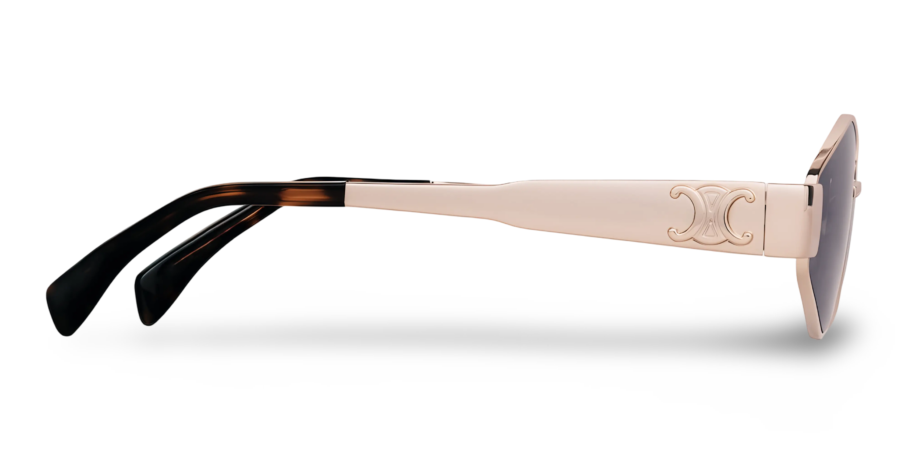 Occhiali Da Sole a Rombo Oro Rosa