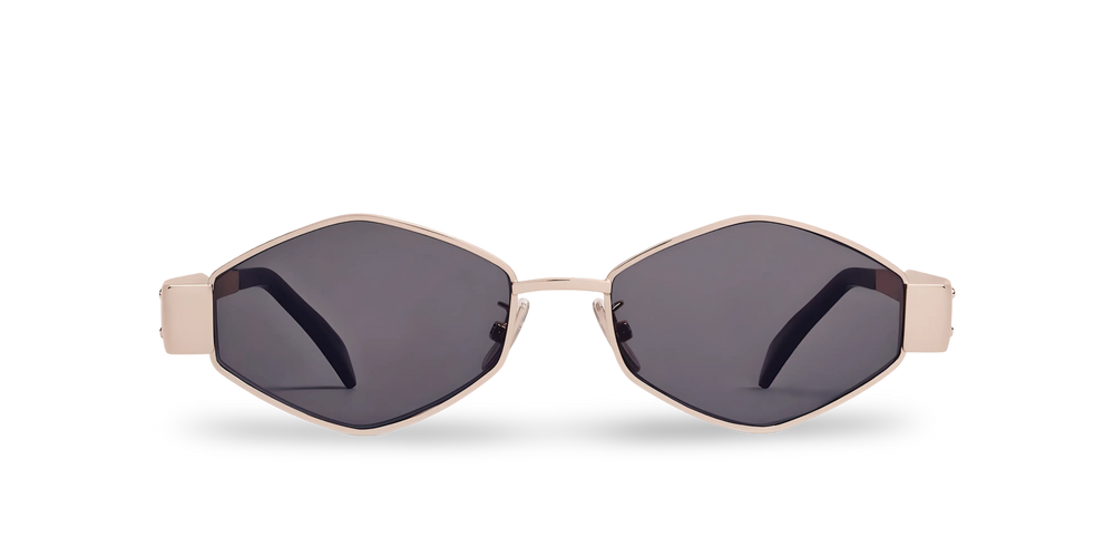 Rose Gold Diamond Sunglasses
