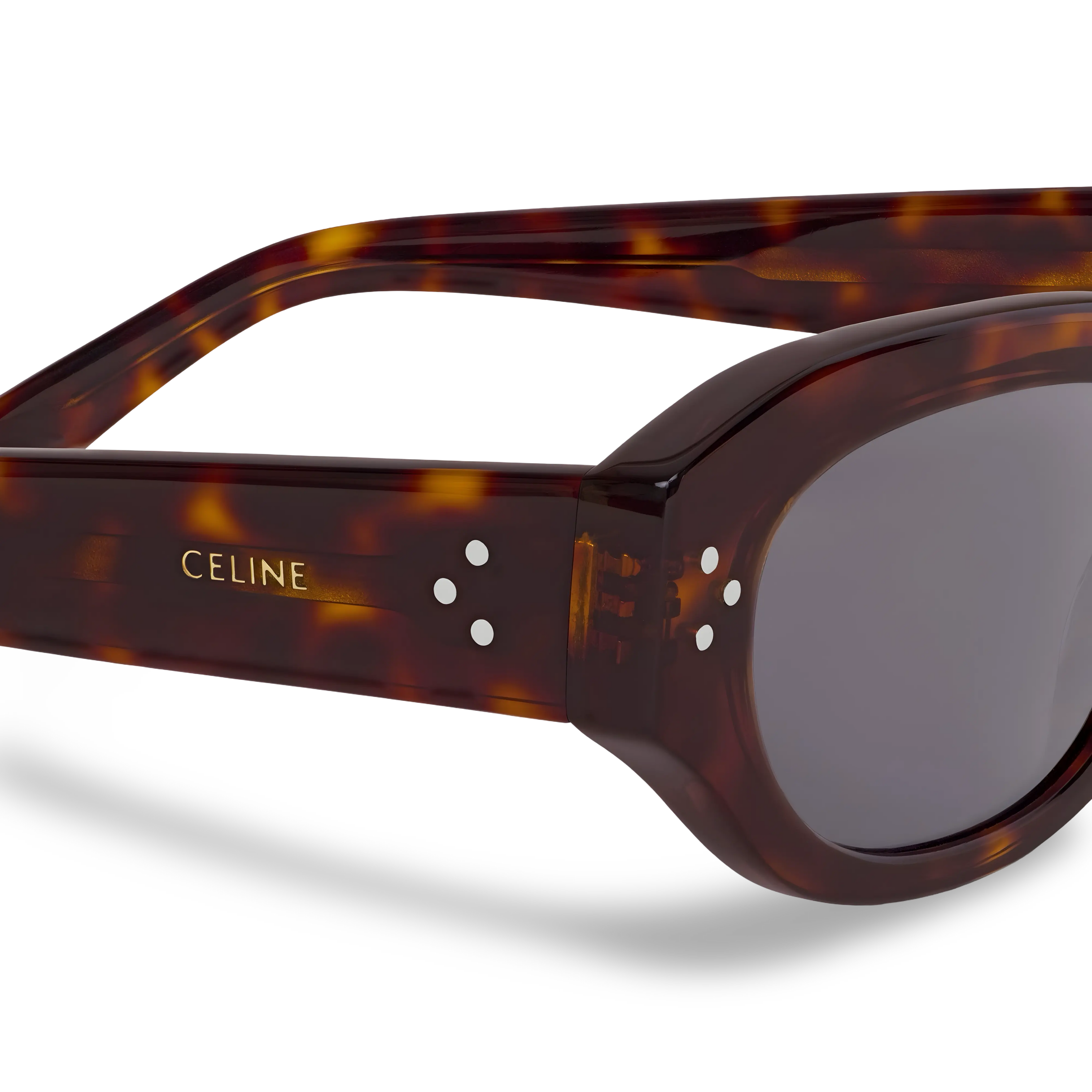 Occhiali Da Sole Geometrici Havana