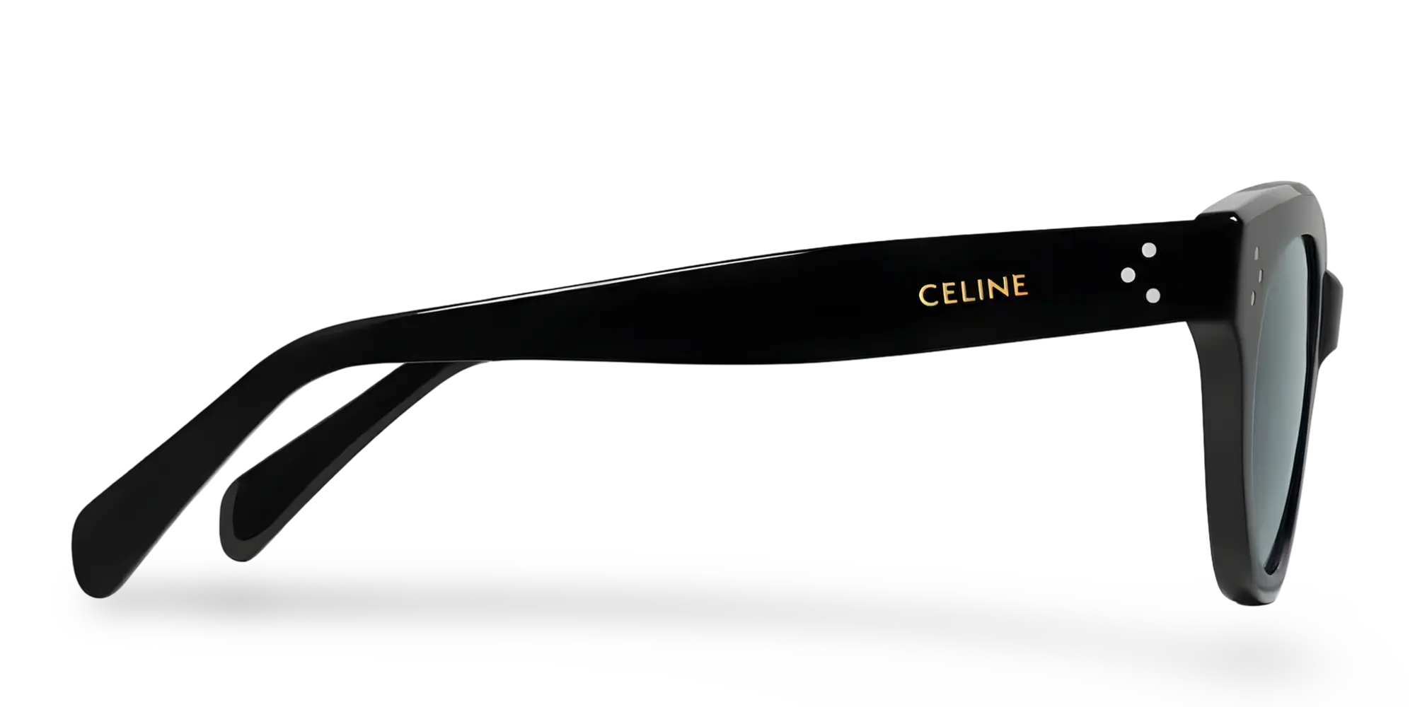 Runde Sonnenbrille Schwarz mit grauen Verlaufslinsen