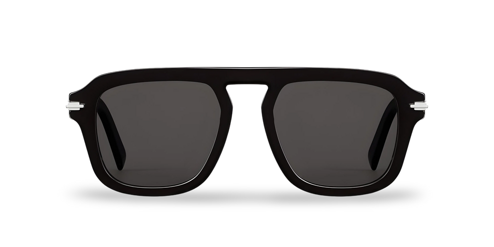 Schwarze quadratische Sonnenbrille
