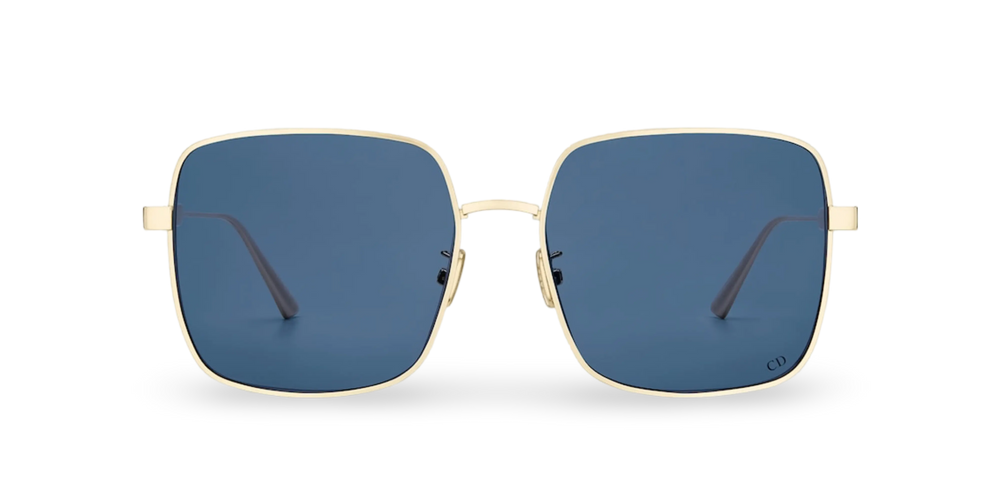Gold Square Sunglasses