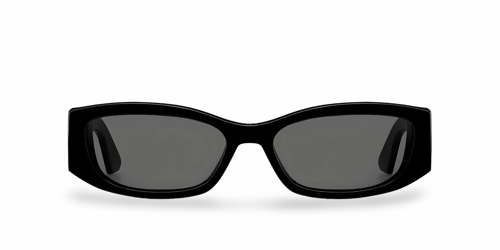 Black Rectangular Sunglasses