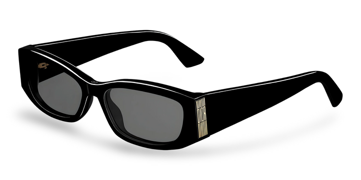 Black Rectangular Sunglasses