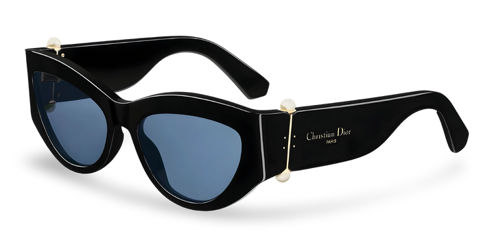Schwarze Schmetterlings-Sonnenbrille
