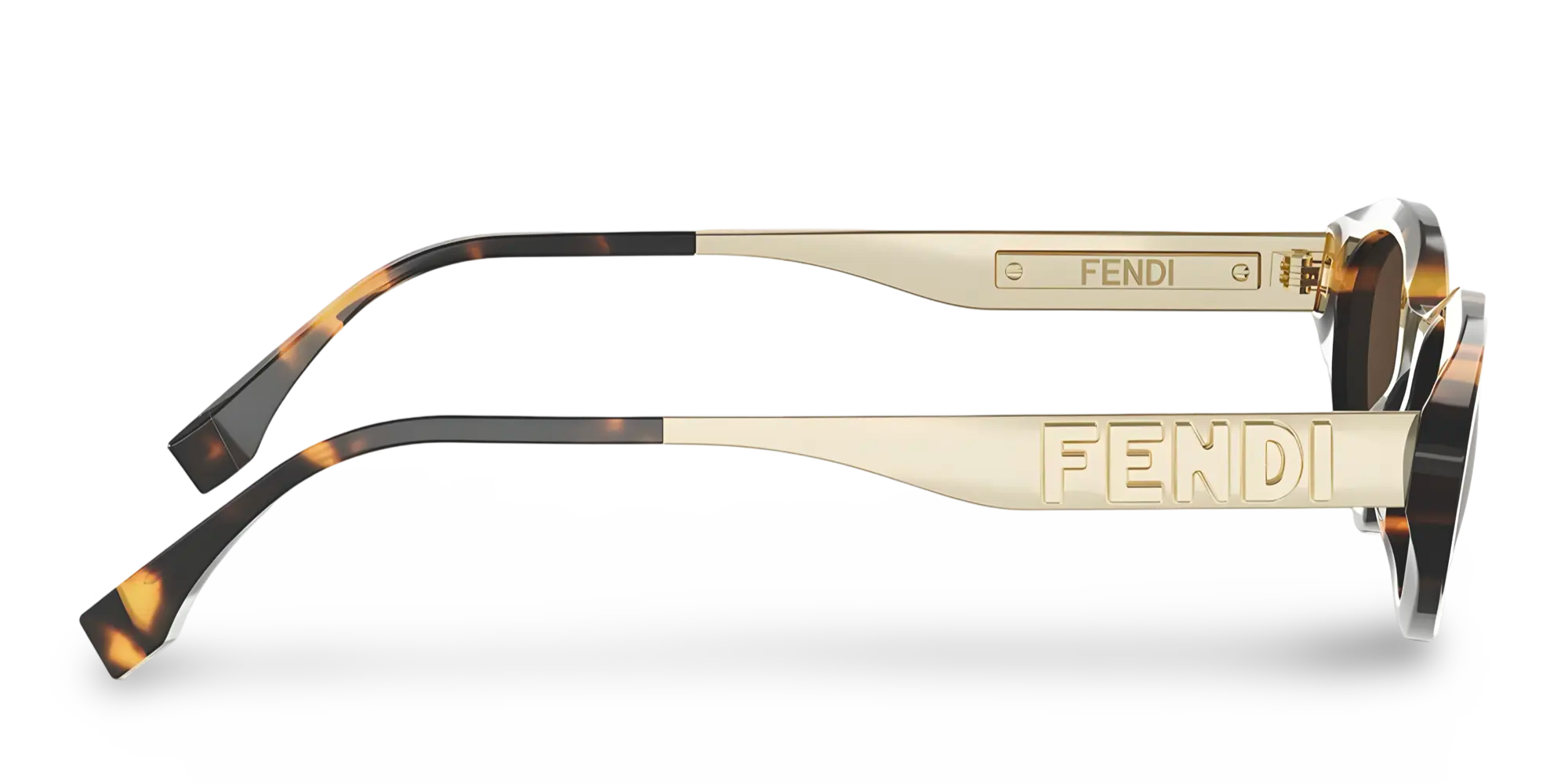 Havana Butterfly Sunglasses with Brown Lenses