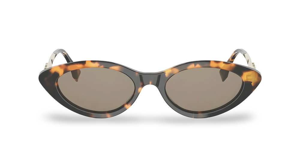 Havana Butterfly Sunglasses with Brown Lenses