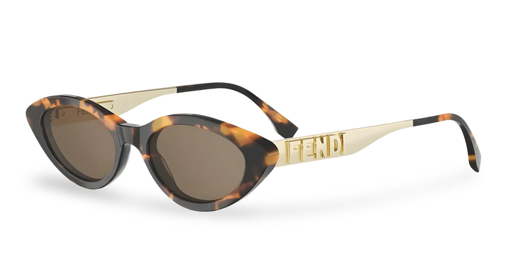 Havana Butterfly Sunglasses with Brown Lenses