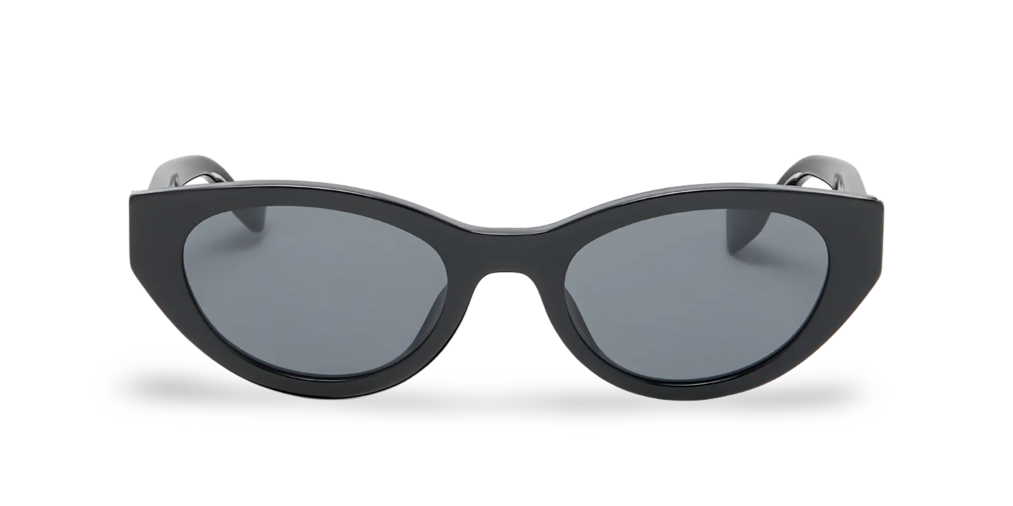 Black Butterfly Sunglasses with Grey Lenses
