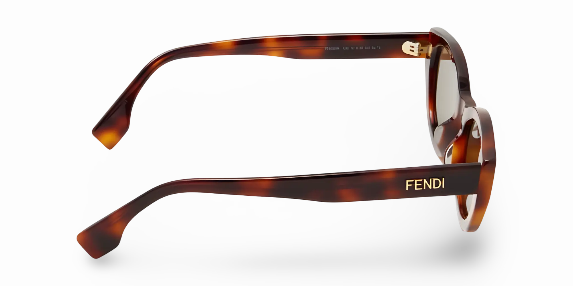 Havana Butterfly Sunglasses with Brown Lenses