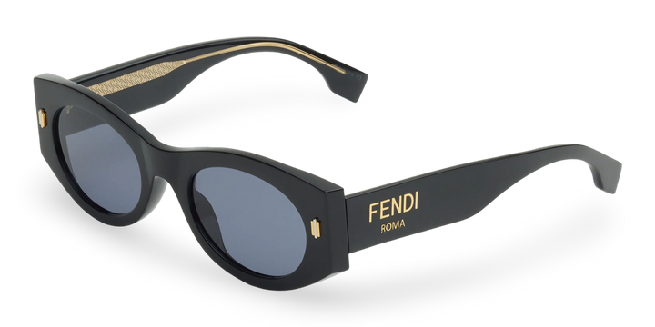 Black Oval Sunglasses