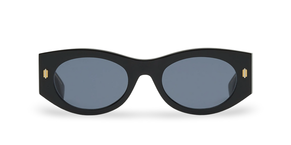 Black Oval Sunglasses