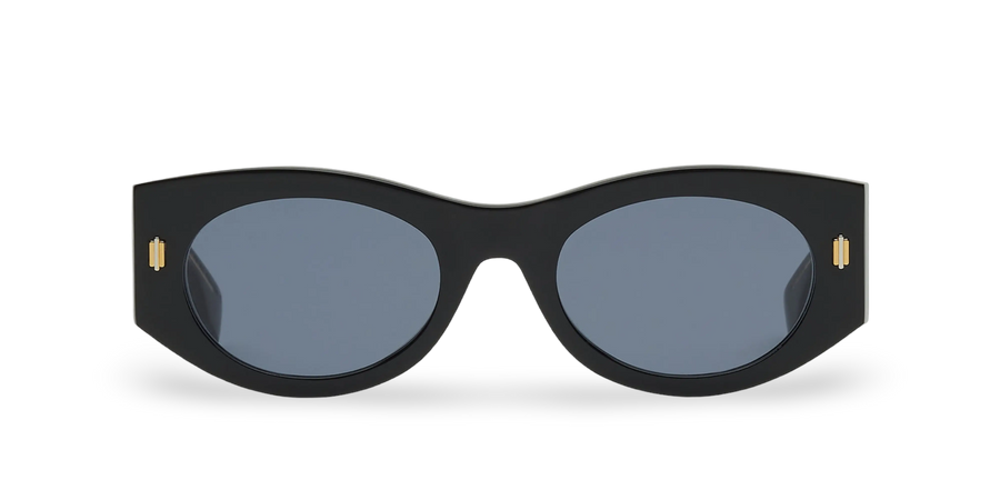 Black Oval Sunglasses
