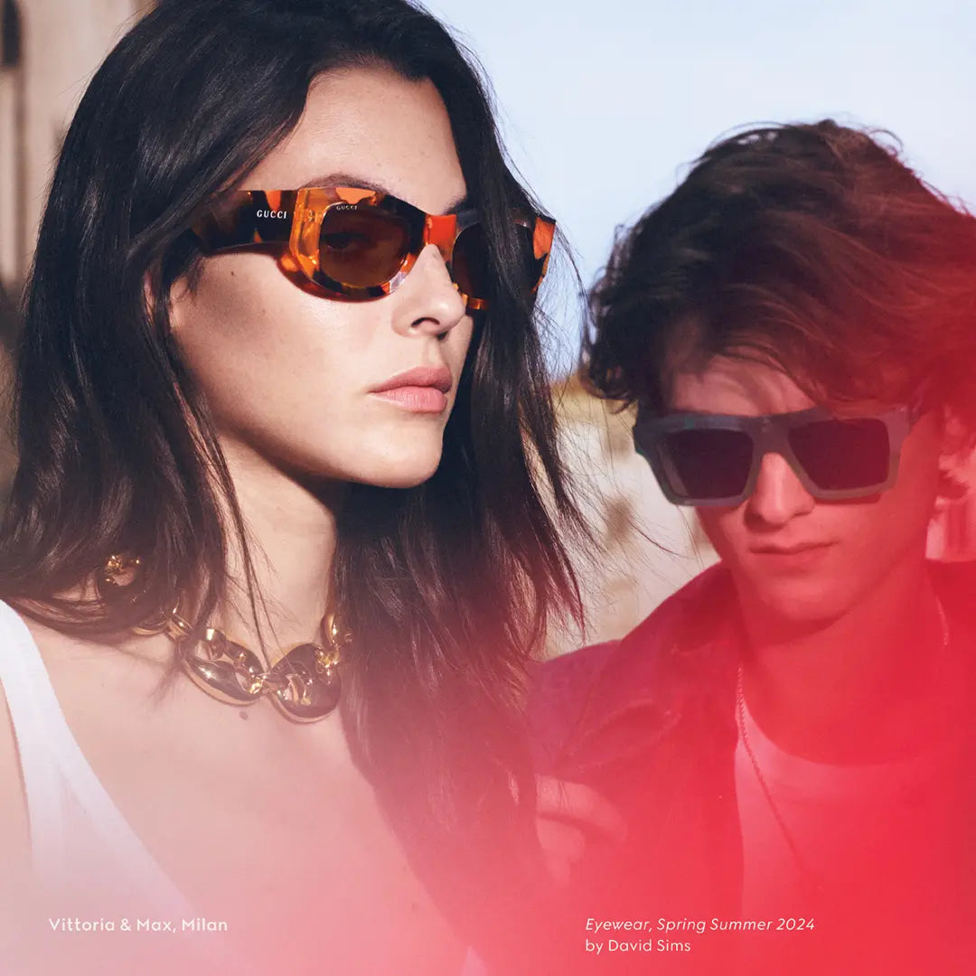 Campagna pubblicitaria Gucci eyewear ReAce FW24