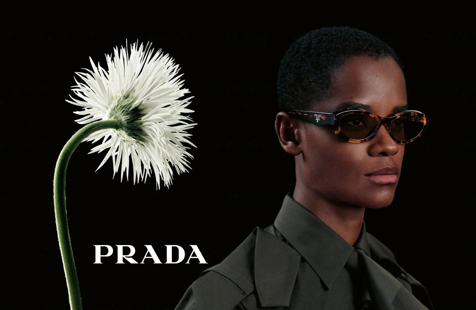 Campagna pubblicitaria Prada Eyewear Donna FW23